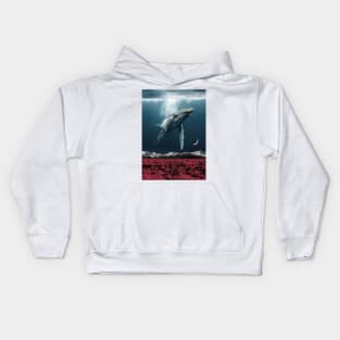 Whale Galaxy Kids Hoodie